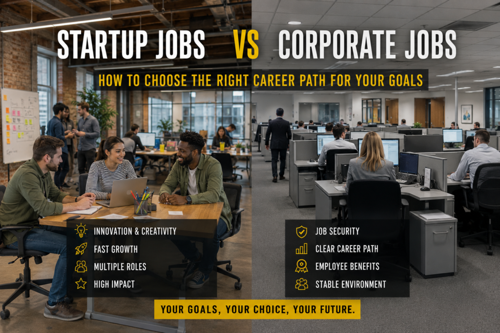 Startup Jobs vs Corporate Jobs
