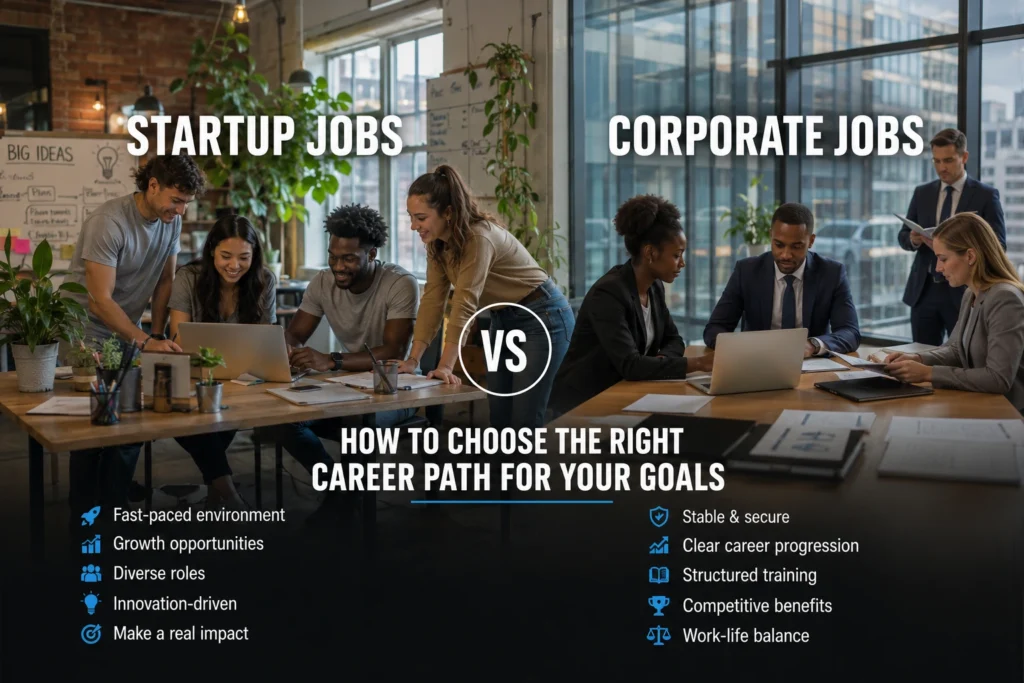 Startup Jobs vs Corporate Jobs