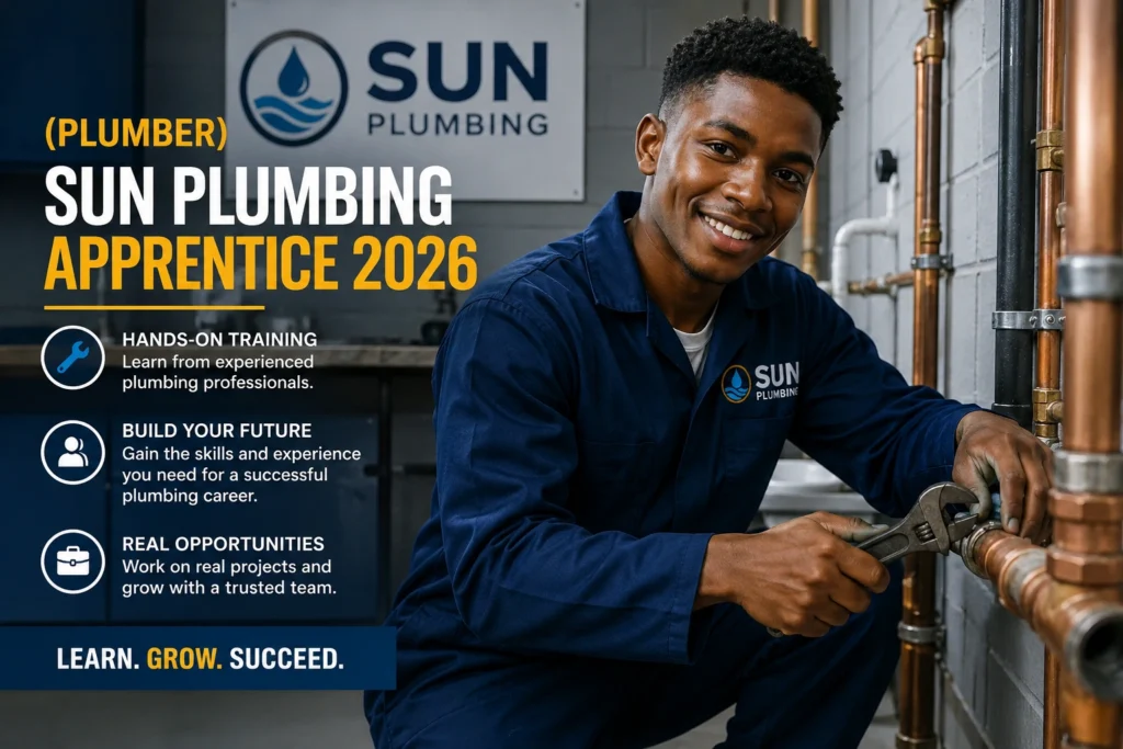 Sun Plumbing Apprentice 2026