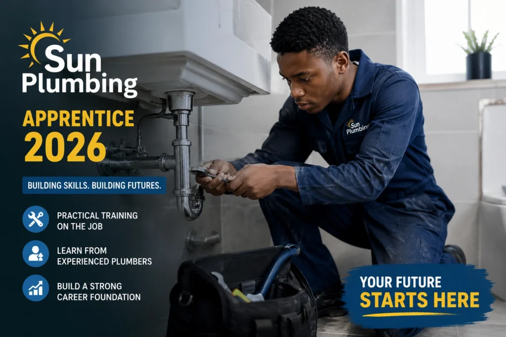 Sun Plumbing Apprentice 2026