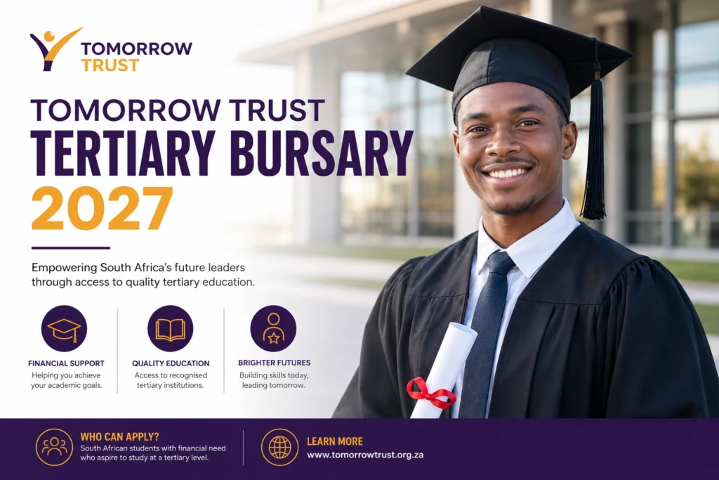 Tomorrow Trust Tertiary Bursary 2027