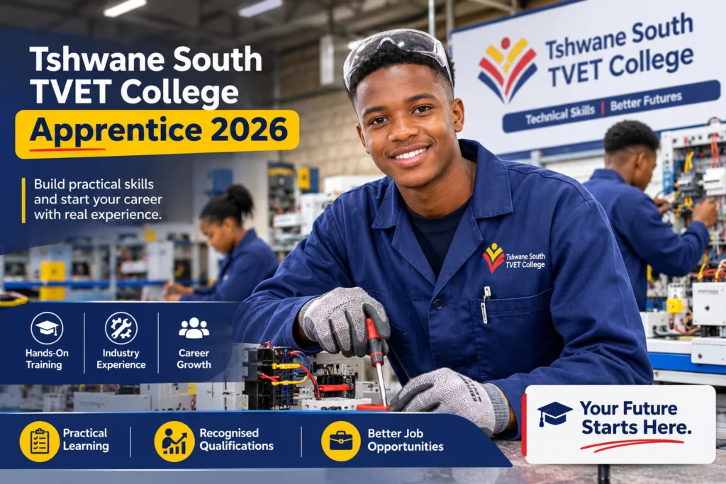 Tshwane South TVET College Apprentice 2026