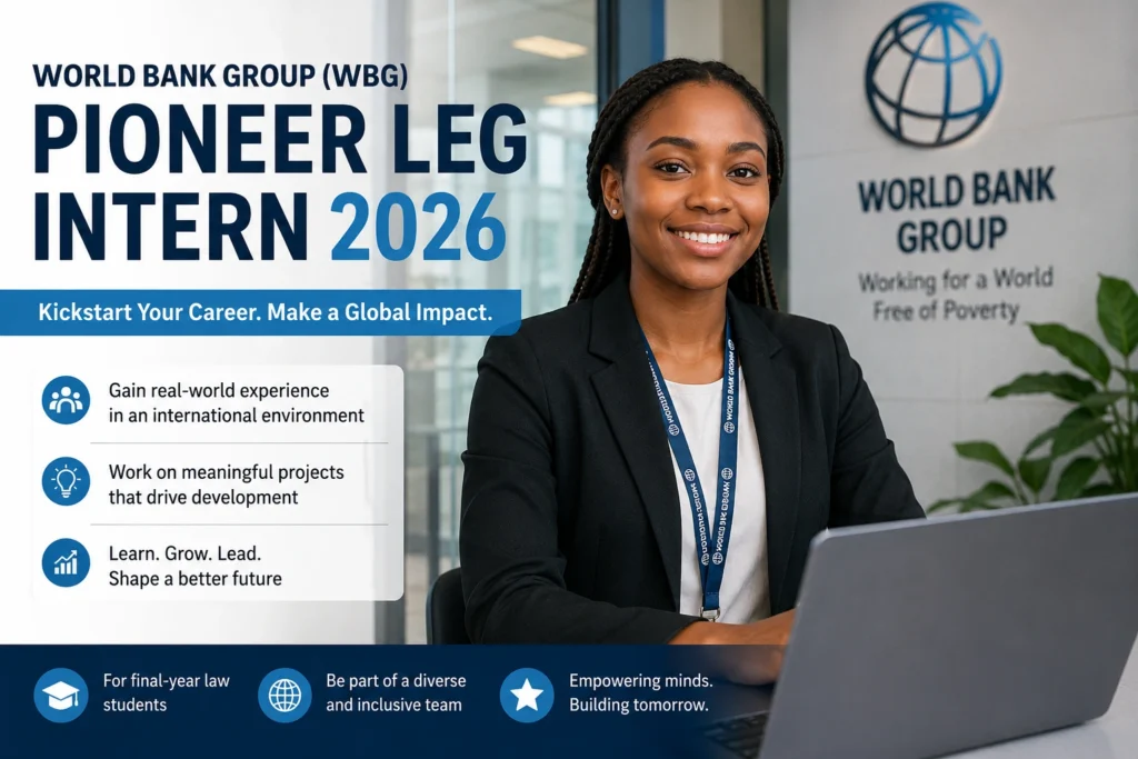( WBG ) Pioneer Leg Intern 2026