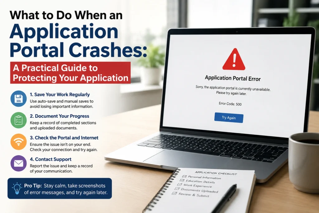 What to Do When an Application Portal Crashes