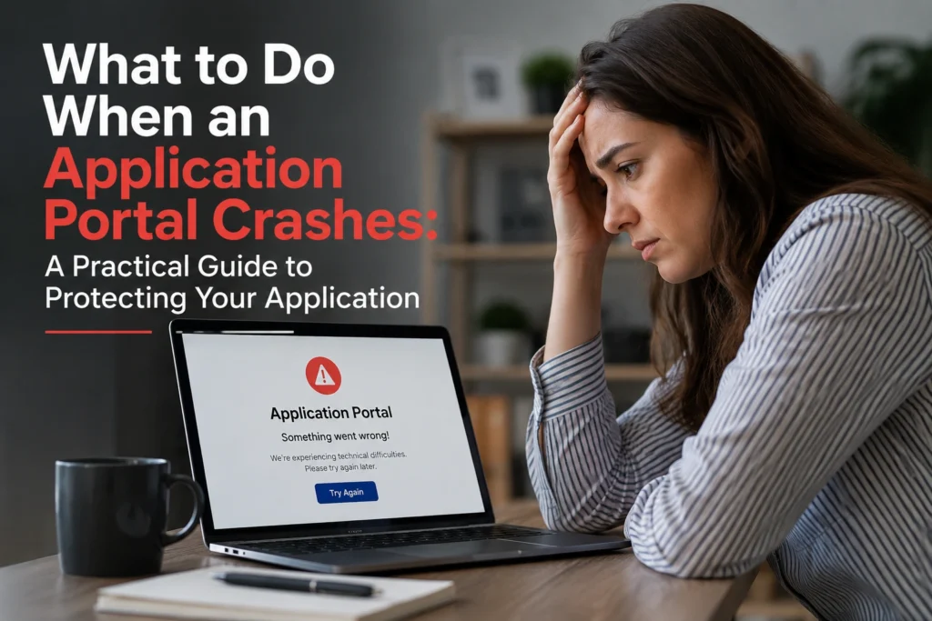 What to Do When an Application Portal Crashes
