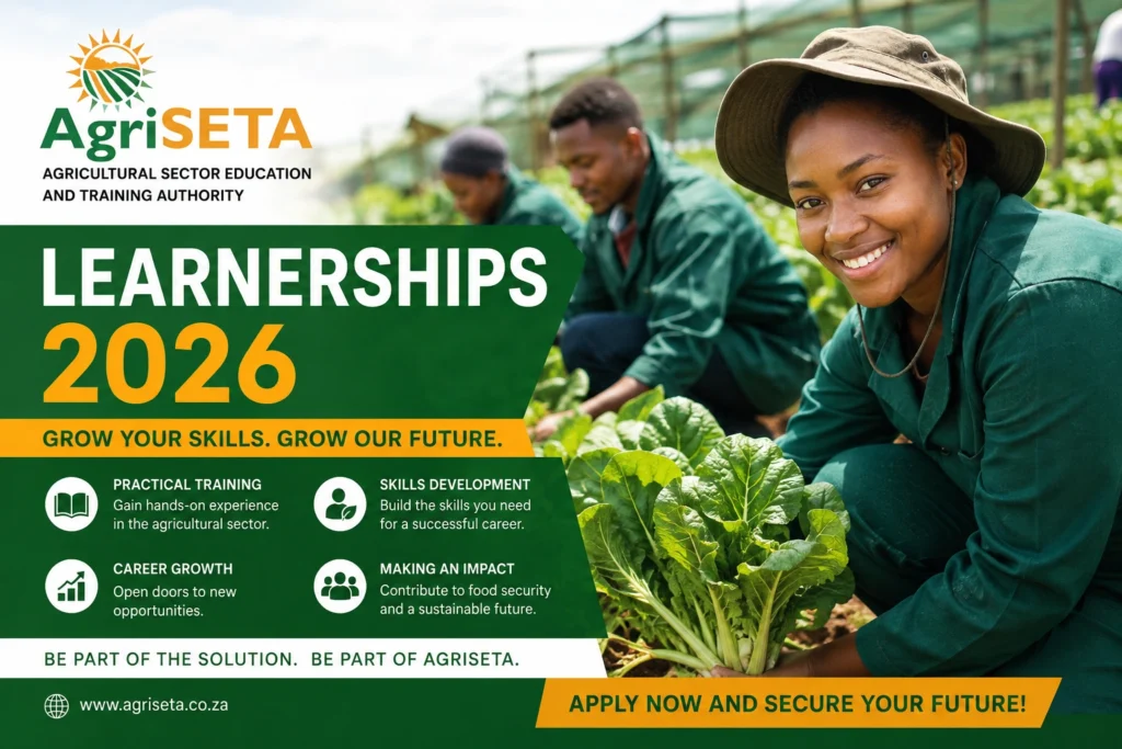 AgriSETA Learnerships 2026 AgriSETA Learnerships 2026