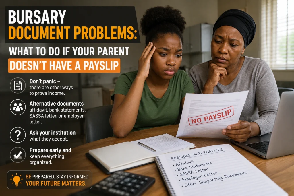 Bursary Document Problems