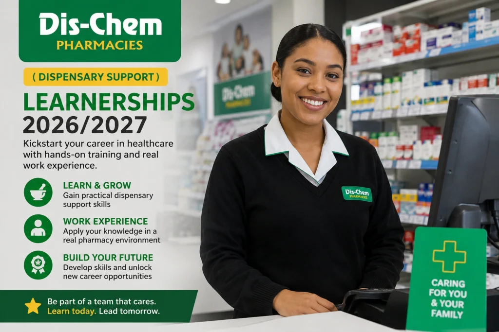 Dis-Chem Learnerships 2026-2027