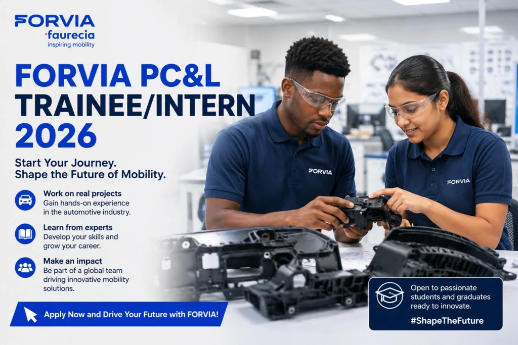 Forvia PC&L Trainee/Intern 2026