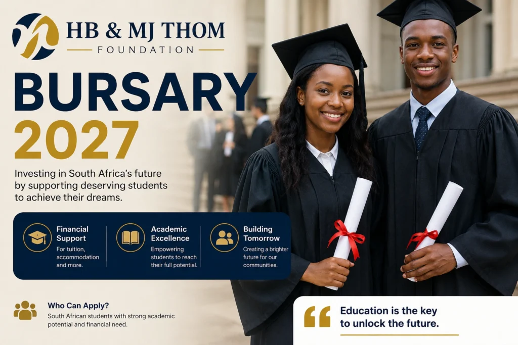 HB & MJ Thom Bursary 2027