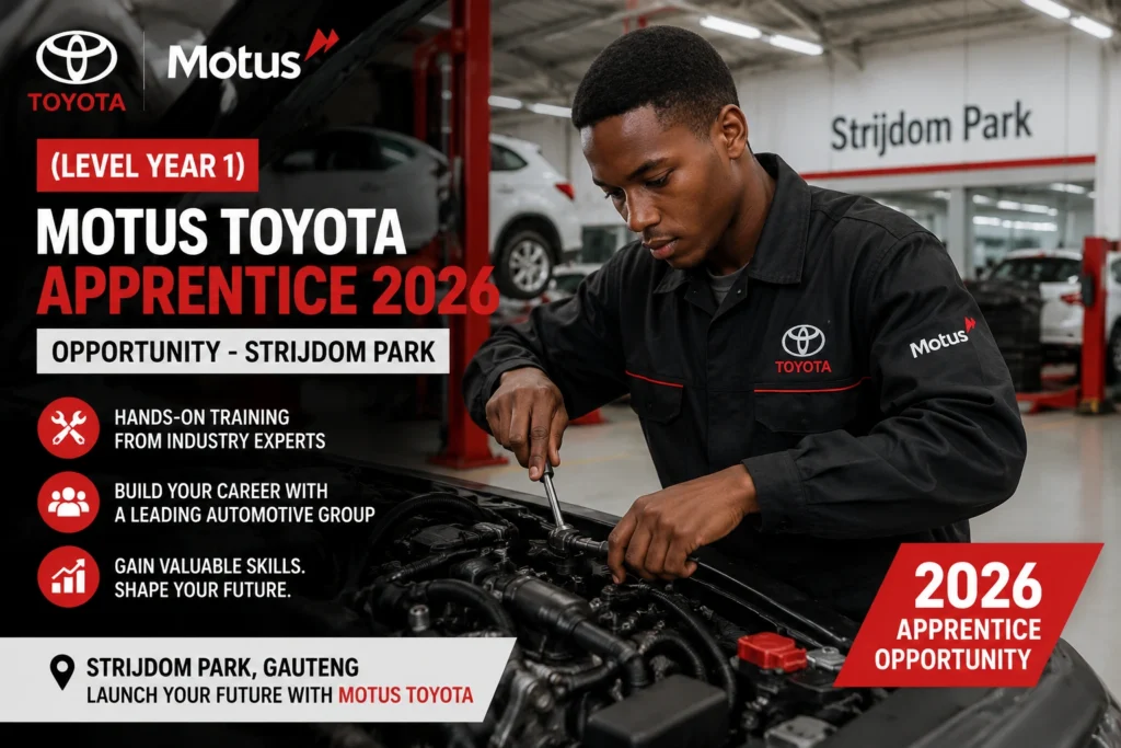Motus Toyota Apprentice 2026