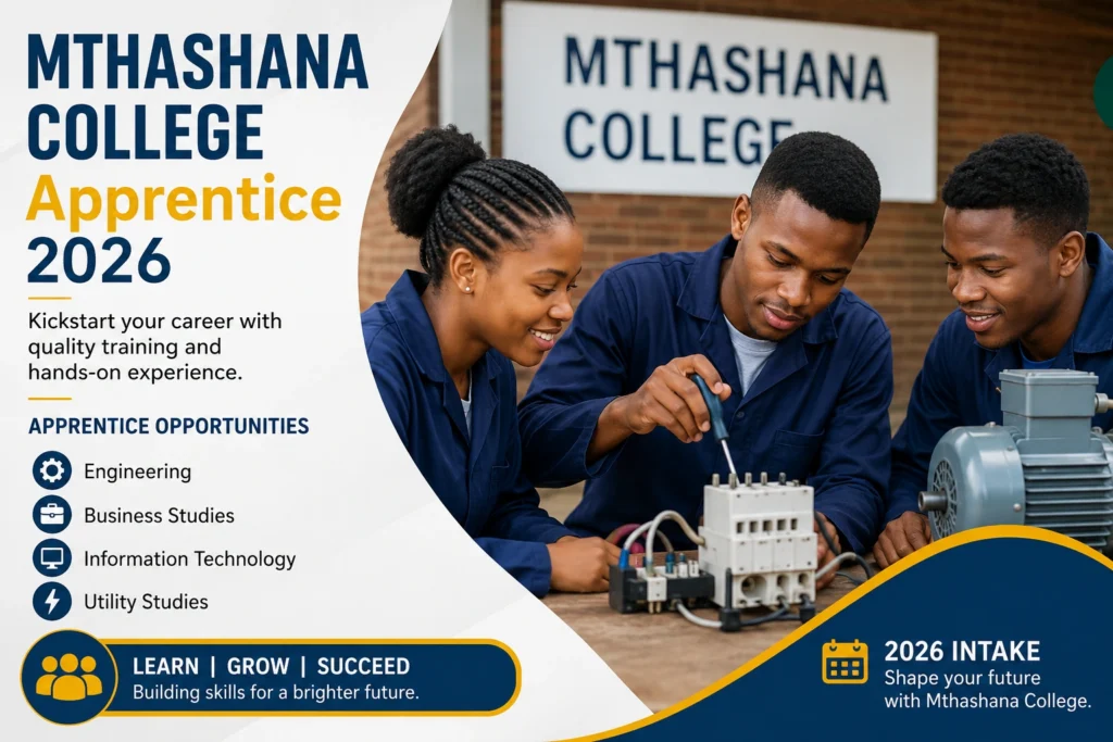 Mthashana College Apprentice 2026