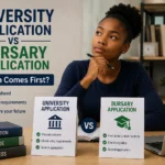 University Application vs Bursary Application