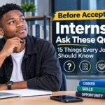 Before Accepting an Internship, Ask These Questions