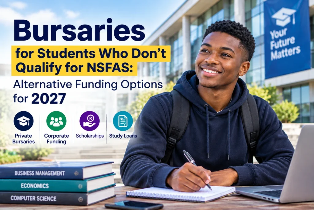 Bursaries for Students Who Don't Qualify for NSFAS