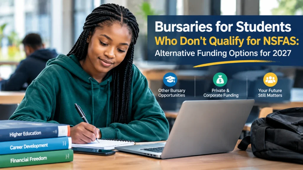 Bursaries for Students Who Don't Qualify for NSFAS