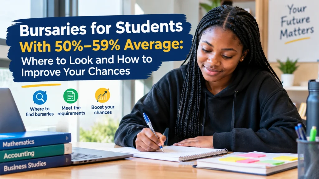 Bursaries for Students With 50%–59% Average