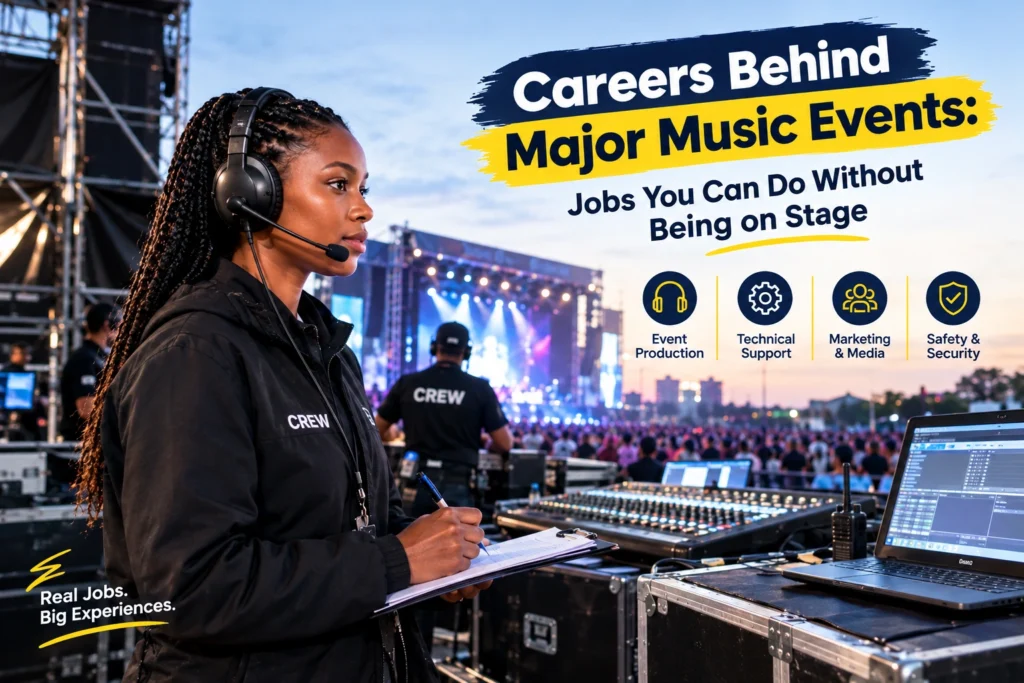 Careers Behind Major Music Events