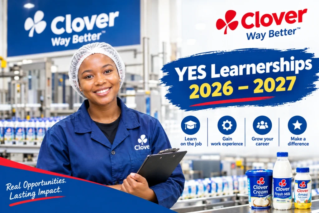 Clover YES Learnerships 2026–2027