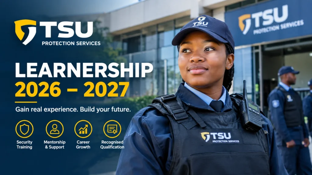 TSU Protection Services Learnership 2026-2027