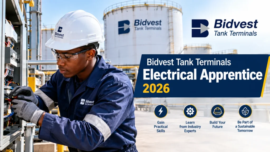 Bidvest Tank Terminals Electrical Apprentice 2026