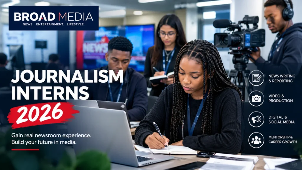 Broad Media Journalism Interns 2026