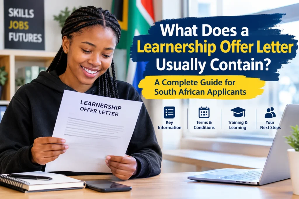 Learnership Offer Letter Usually Contain