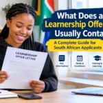 Learnership Offer Letter Usually Contain