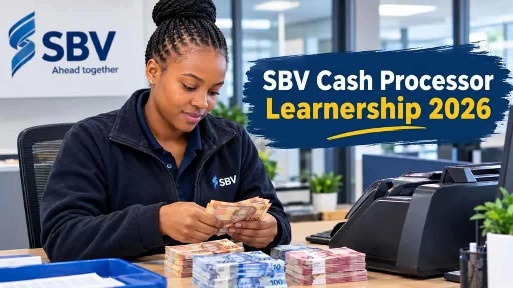 SBV Cash Processor Learnership 2026