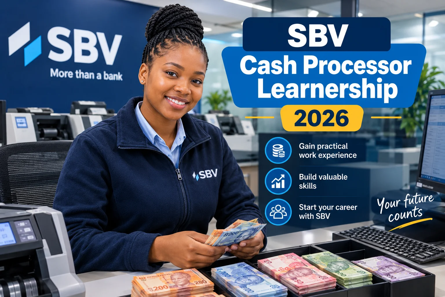SBV Cash Processor Learnership 2026