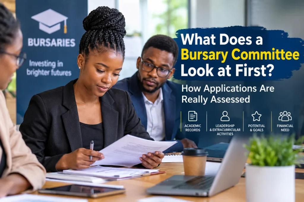 What Does a Bursary Committee Look at First