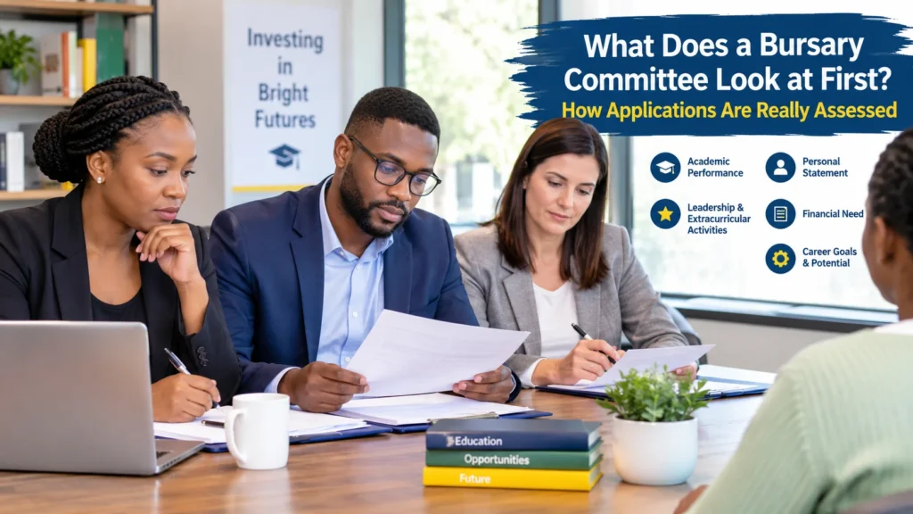 What Does a Bursary Committee Look at First